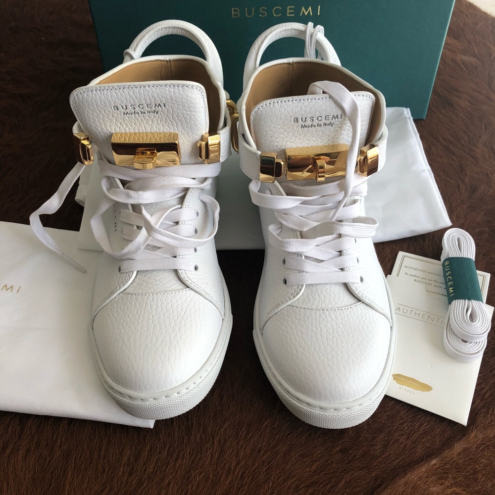 Buscemi 100mmwhite sneakers - Picture 5 of 7